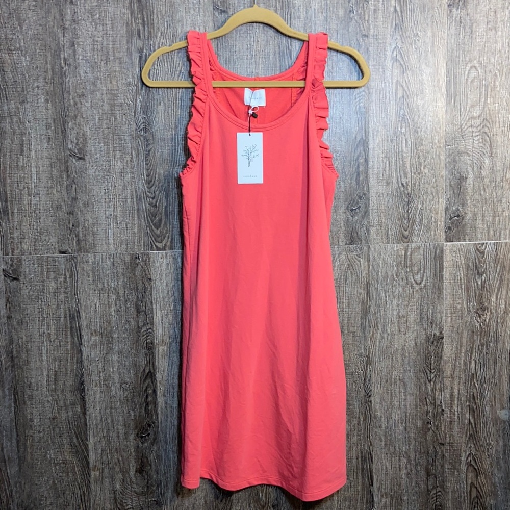Wear Sundays Palm Beach Gwen Coral Dress NWT